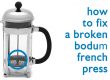 If the little plastic nut on your Bodum french press has stripped threads, relax: You can fix it.